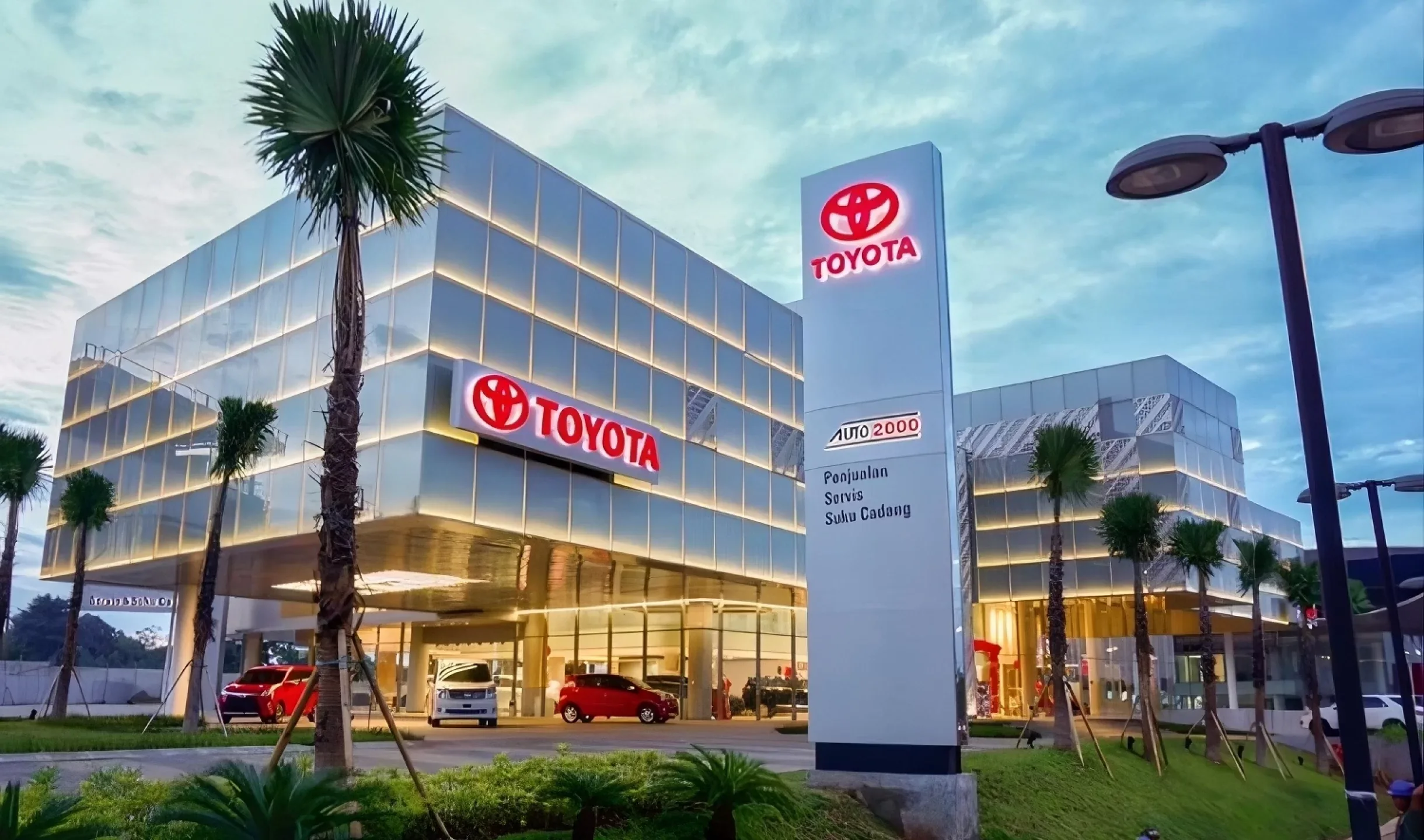 Gedung Gedung Toyota Sales & Service Center