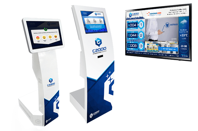 Perangkat Hardware Kiosk Survey IKM C2000 Transparent